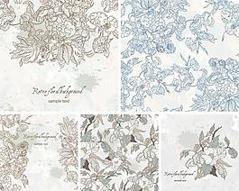 古典花纹花朵 欧式花纹图片