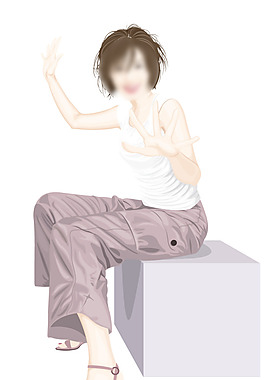高精写实矢量人物