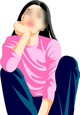 高精写实矢量人物