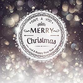 梦幻光斑圣诞背景图片