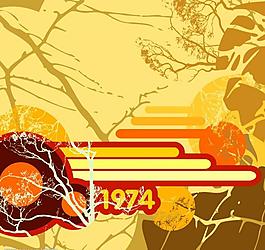 矢量怀旧图形设计元素图片