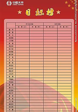 目标榜图片