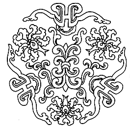 中国风花纹