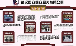 国安案例展示展板图片