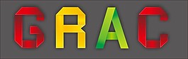 折叠字 艺术字 英文字母 GRAC