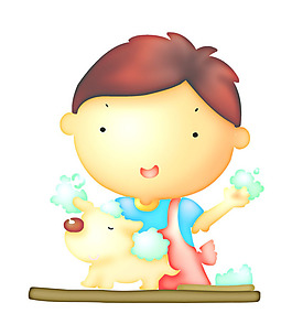 卡通男孩