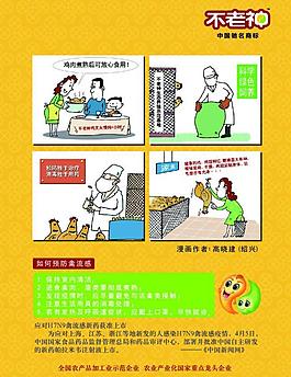 食品加工漫画图片