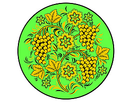 葡萄枝叶花纹