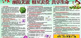 艾滋病宣传栏图片