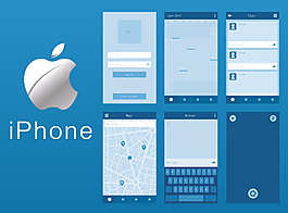 iPhone线框图