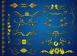 金色花纹图片 金色花纹素材 金色花纹模板免费下载 六图网