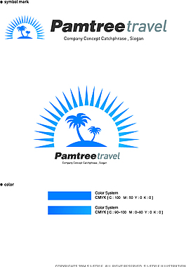 旅游LOGO设计标识设计VI识别系统