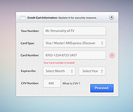 网页注册界面UI素材