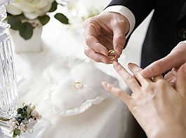 精美婚礼素材ppt模版