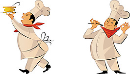 cook 厨师矢量 厨师卡通人物形象