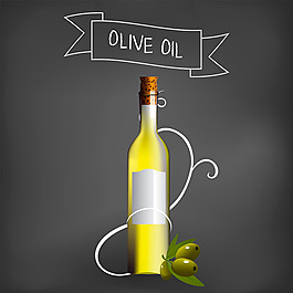 橄榄油包装设计矢量图