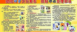 反邪教知识宣传栏图片