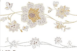 花片花抽象