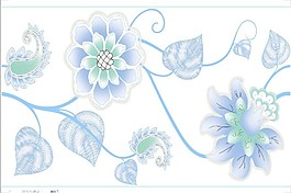 抽象花