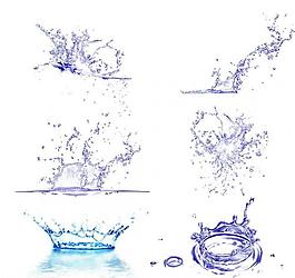 飞溅的水花图片