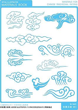 祥云云纹水纹