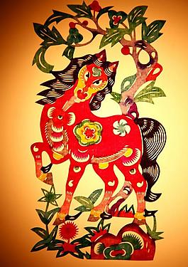 年画马图片