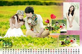2014台历婚纱模板图片