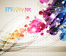 时尚潮流背景矢量图