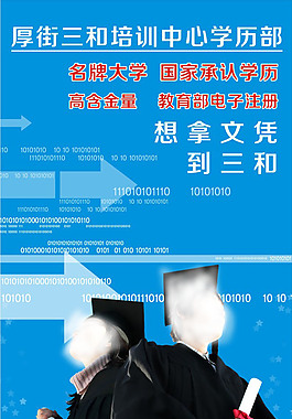 学历培训广告