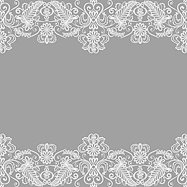 线描古典花纹背景矢量图