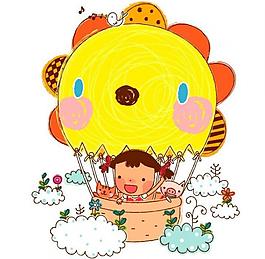 卡通儿童插画图片
