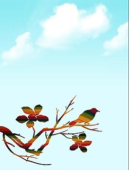 花鸟插画3图片