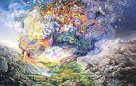 漂亮的欧美手绘插画图片