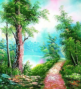 童话世界油画