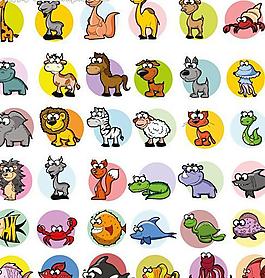 可爱卡通动物图片