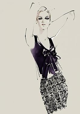 插画fashion illustrator图片