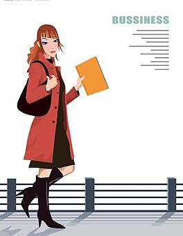 时尚女性分层插画-09图片