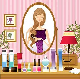 化妆台图片