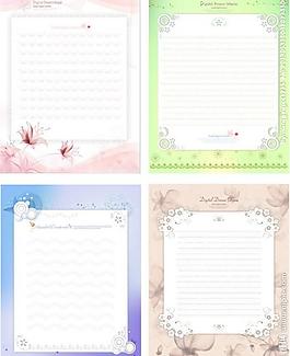 时尚花纹矢量素材图片