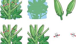 手绘辣椒表情图片