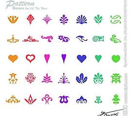 图腾纹身矢量素材图片