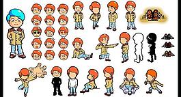 人物卡通形象设计图片