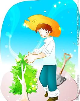 卡通儿童插画图片
