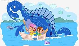 手绘儿童插画图片