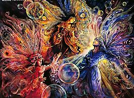 漂亮的欧美手绘插画图片