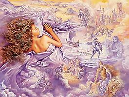 漂亮的欧美手绘插画图片