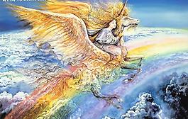 漂亮的欧美手绘插画图片