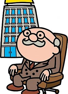 金融人物漫画图片