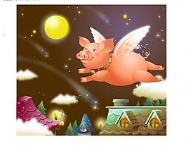 矢量儿童插画图片