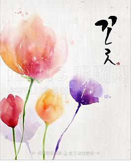 梦幻手绘花卉图片